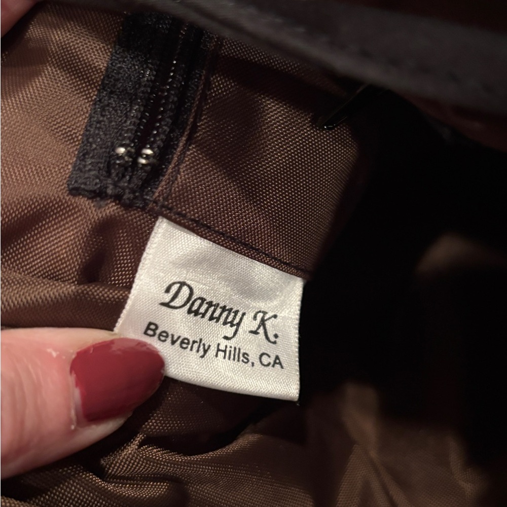 Danny K Tapestry Geometric Pattern Crossbody Bag - image 4